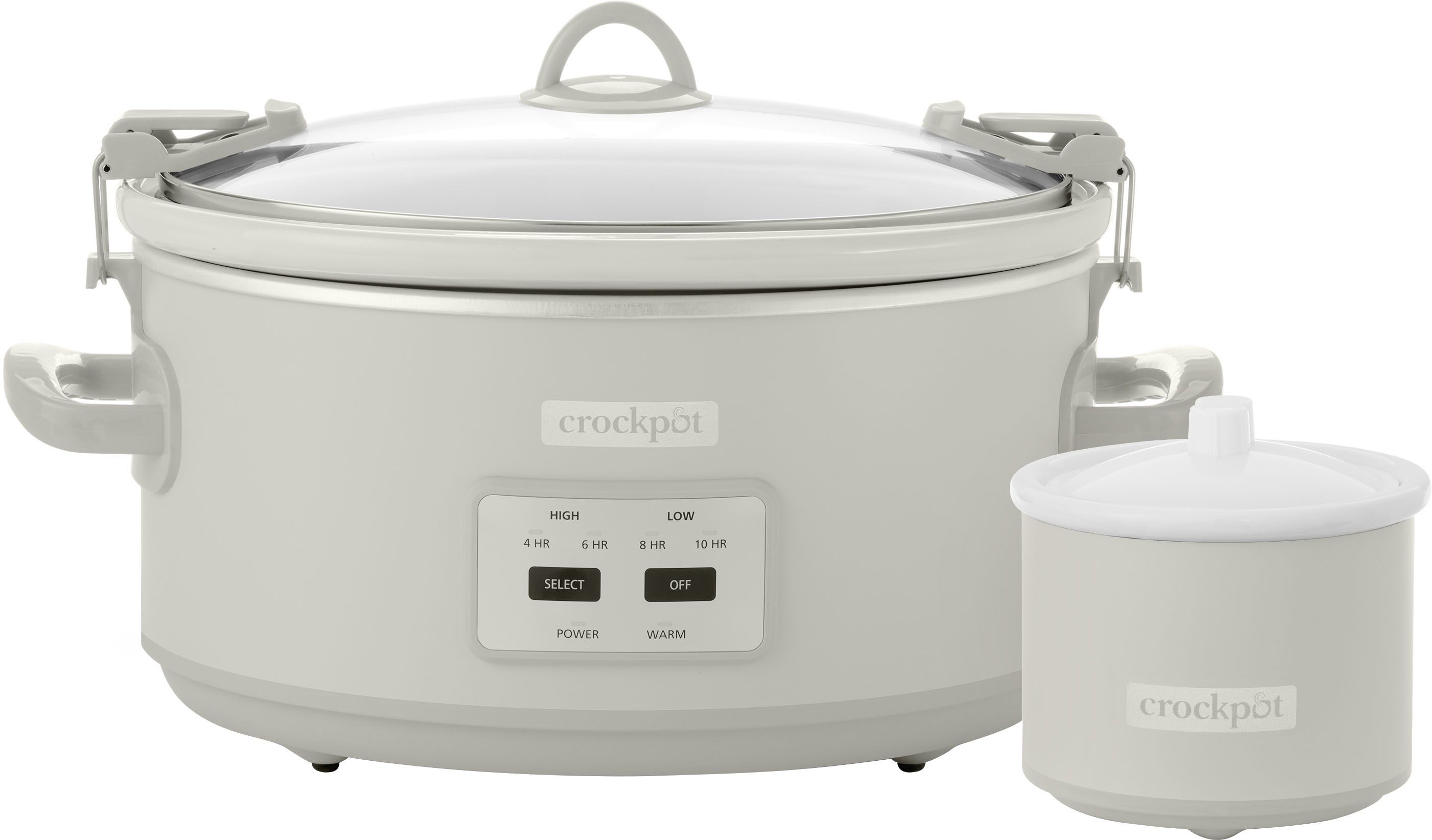 Crock-Pot Crockpot 7 qt. Programmable Slow Cooker with Locking Lid and Little Dipper Mushroom 215... | Best Buy U.S.