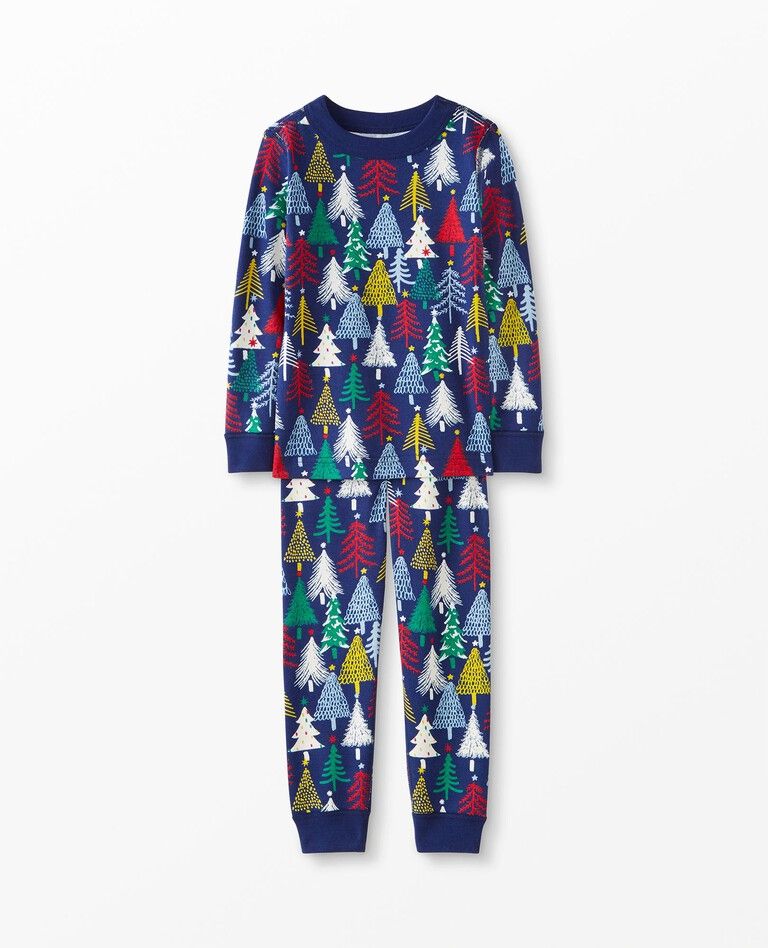 Holiday Print Long John Pajama Set | Hanna Andersson