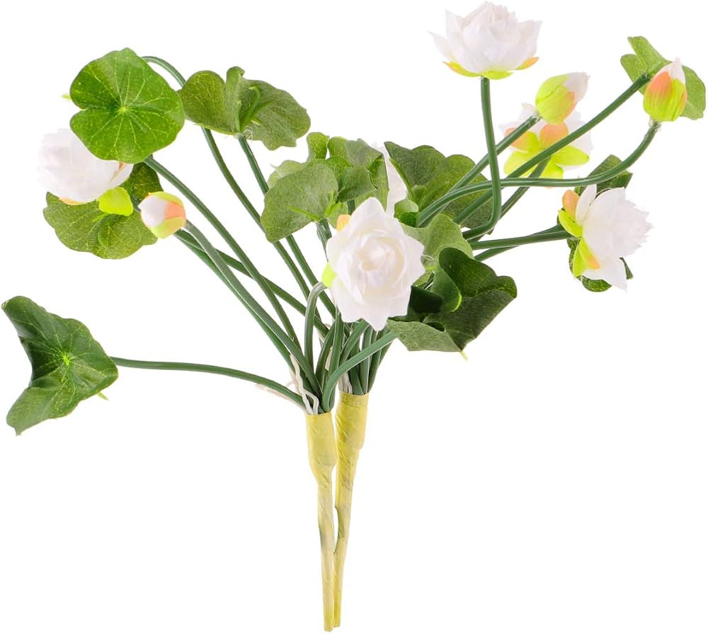 Gatuida Lotus Flowers Artifical,2Pcs Silk Flower Artificial Flowers Wedding Flowers Decor Fake Lo... | Amazon (US)