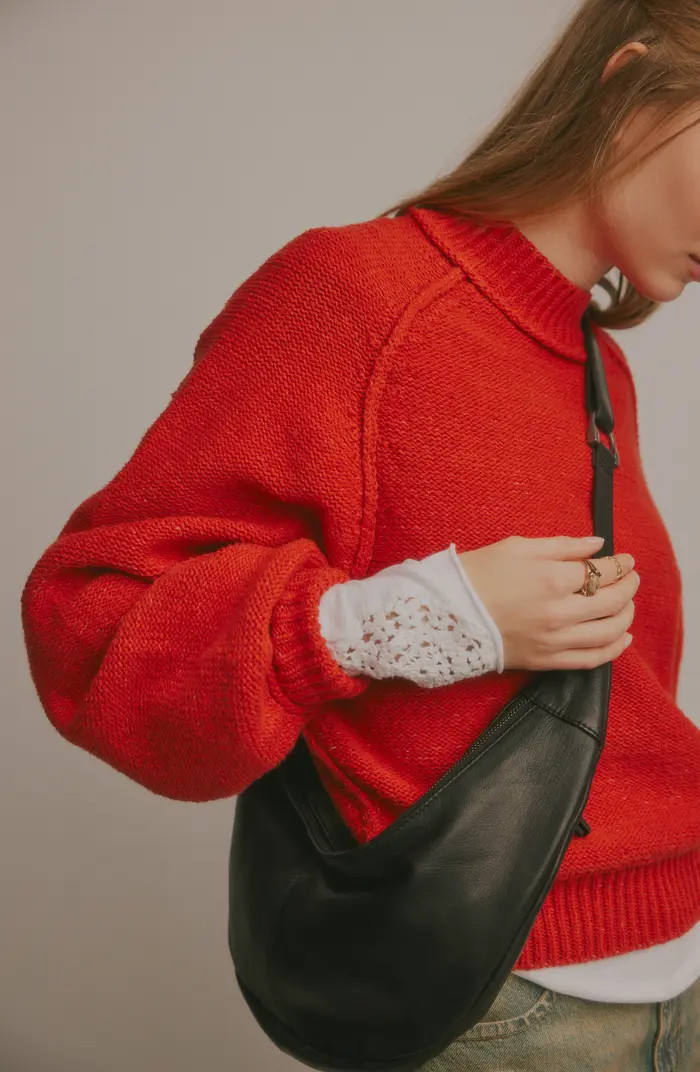 Free People Riley Mock Neck Sweater | Nordstrom | Nordstrom