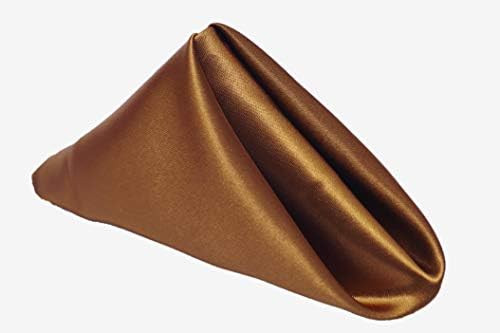 Dinner & Kitchen Cloth Square Napkins 100% Sateen 20"x20" Handkerchief with Hemmed Edges - Pack of 1 | Amazon (US)