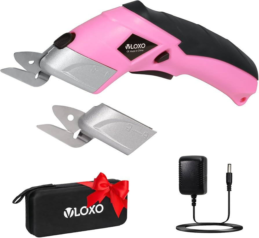 VLOXO Cordless Electric Scissors Cardboard Cutter with 2 Type Blades Rechargeable Powerful Shears... | Amazon (CA)