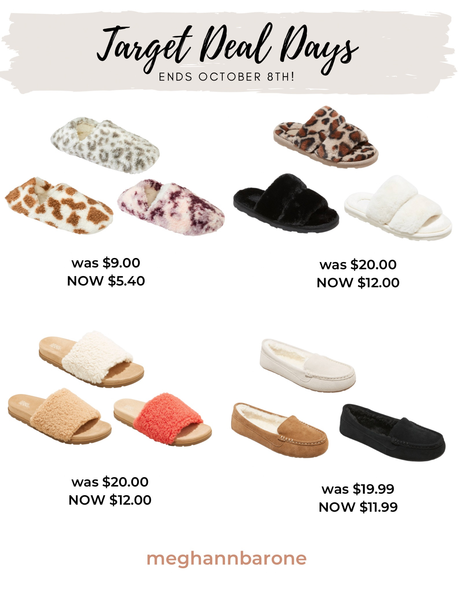 Target Deal Days end tomorrow October 8th! Grab these slippers at 40% off while you can! 

#LTKfit #LTKunder50 #LTKsalealert