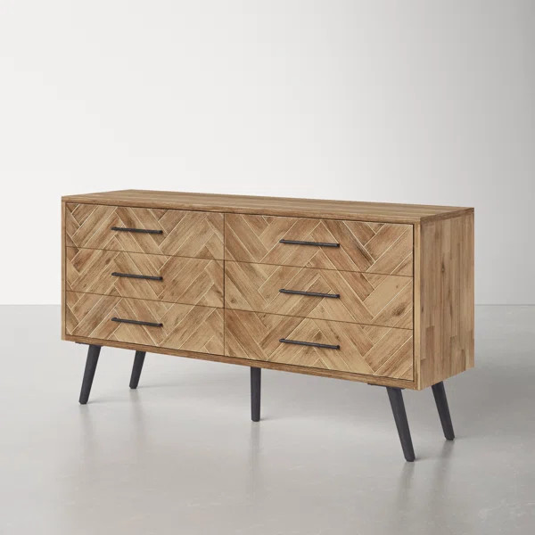 Keziah 6 Drawer Double Dresser | Wayfair North America