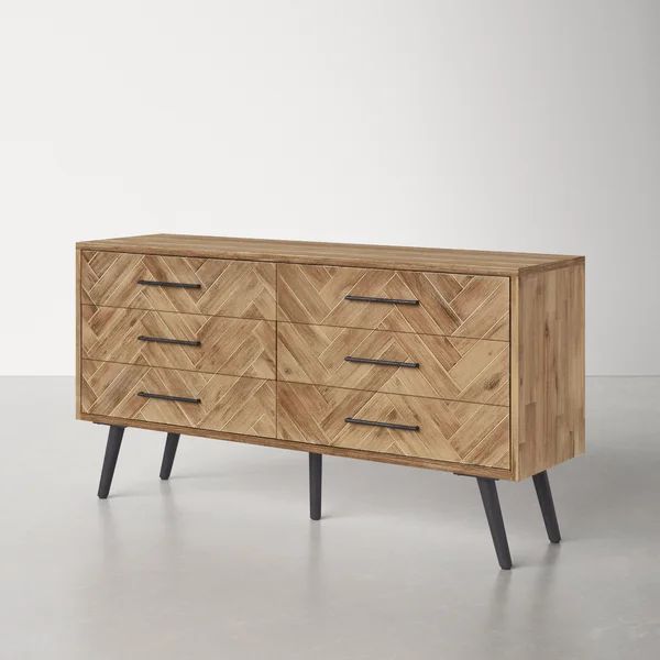 Keziah 6 Drawer Double Dresser | Wayfair North America