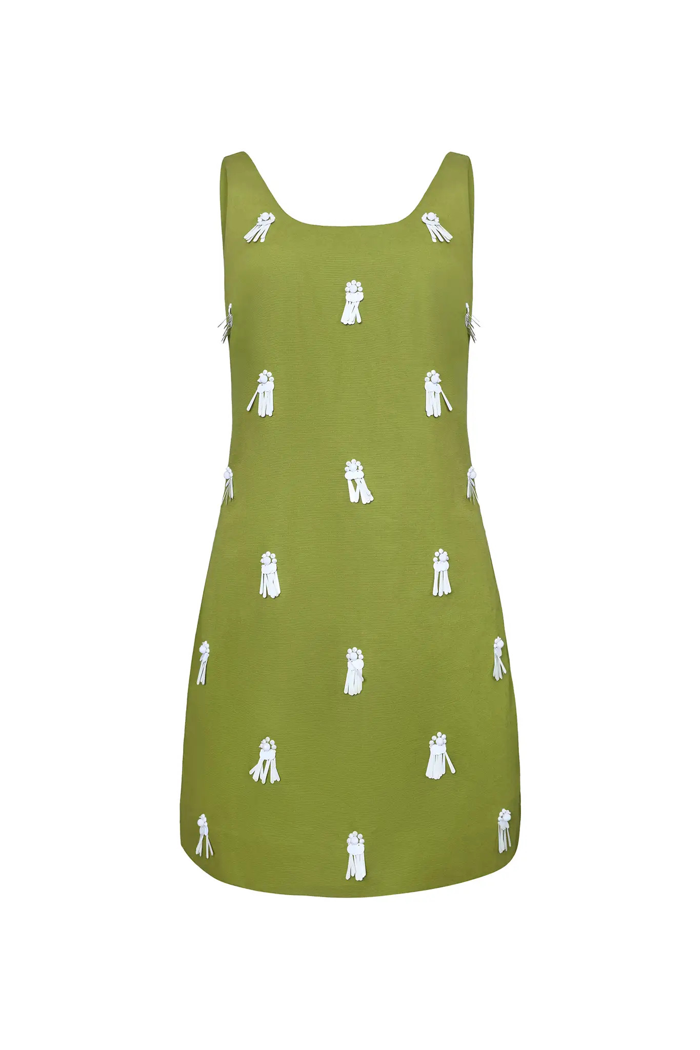 Collins Dress | Green Embellished Mini Dress | Hunter Bell | Hunter Bell