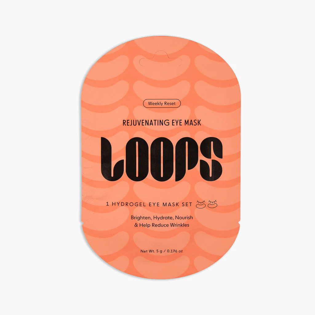 LOOPS Under Eye Mask | Under Eye Mask For Puffy Eyes & Dark Circles | Loops Beauty