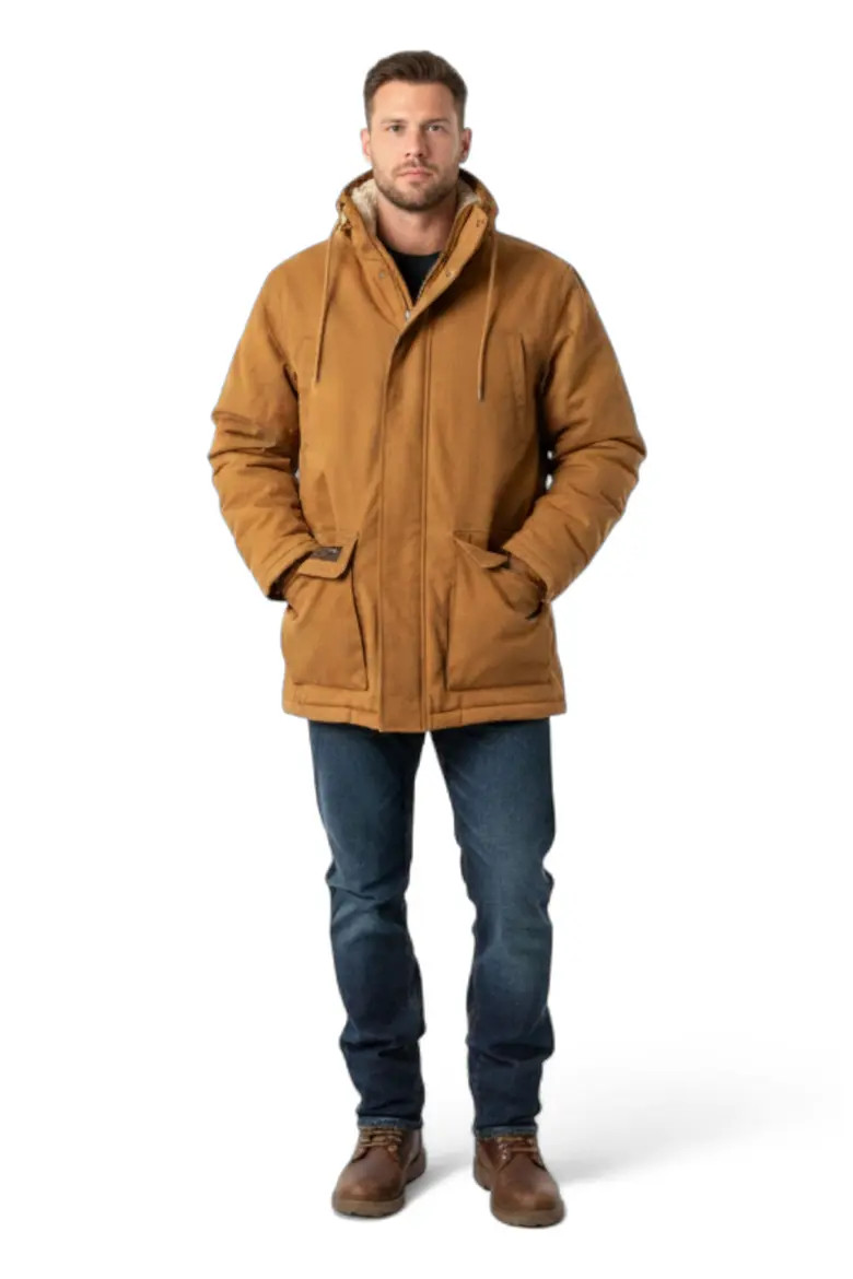 CANADA WEATHER GEAR Men's Duck Canvas Jacket in Brown at Nordstrom, Size X-Large | Nordstrom