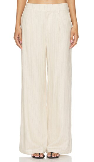 Pleat Up Trouser in Vineyard Stripe | Revolve Clothing (Global)