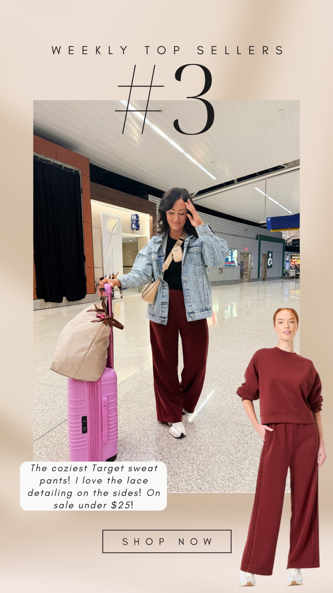 Travel look ✈️ 
• medium jacket - oversized fit 
• medium tank
• medium pants 
• sneakers true to size 

#LTKSaleAlert #LTKootd #LTKSeasonal