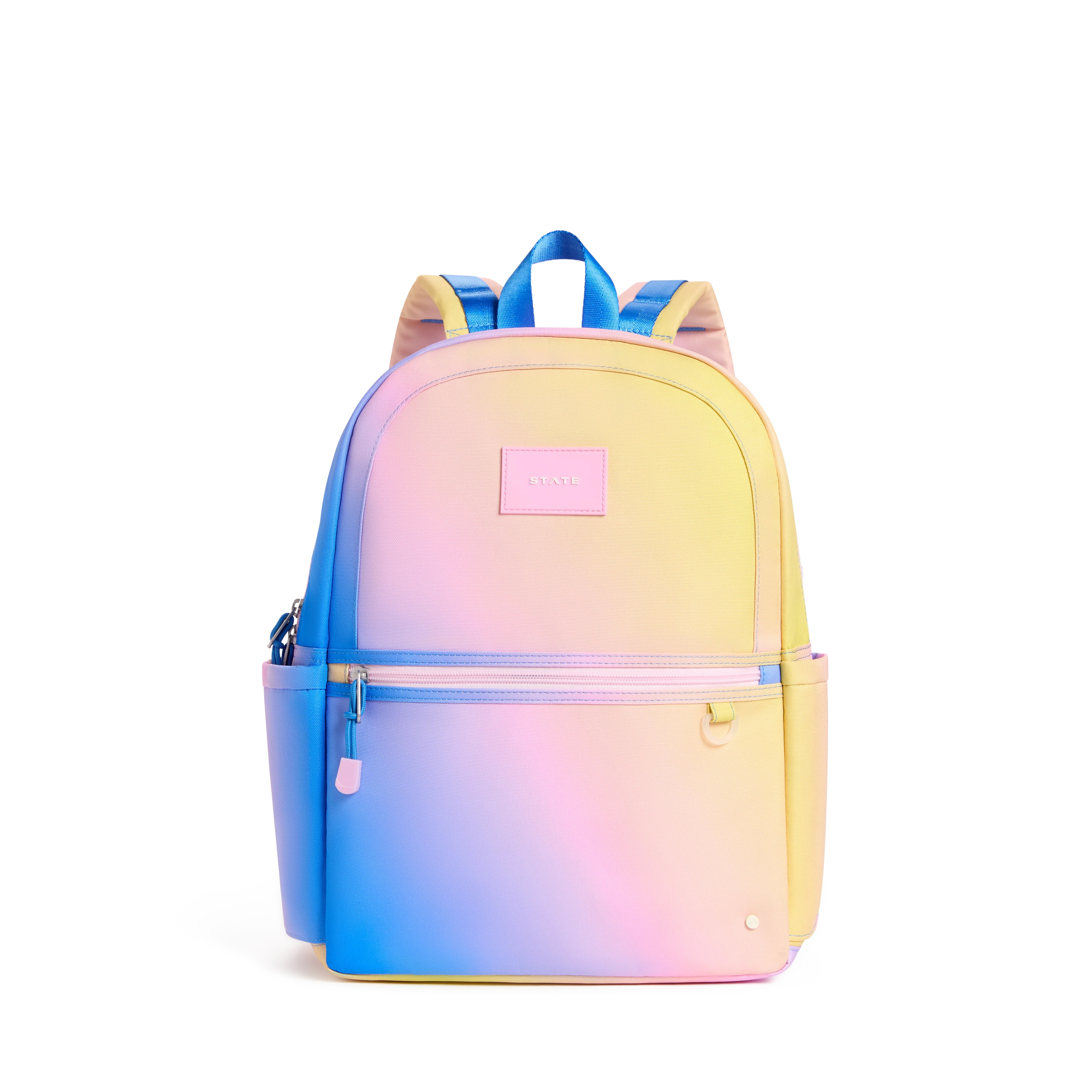 STATE Bags | Kane Kids Backpack Polyester Canvas Blue/Pink/Yellow Gradient | Back to School | Tra... | STATE Bags