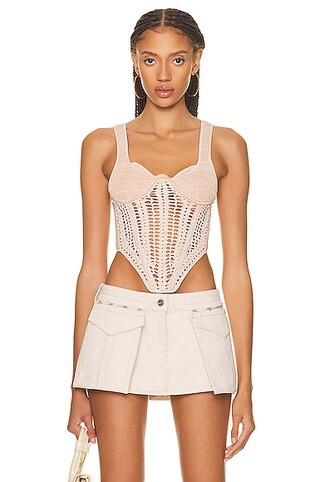 Crochet Corset | FWRD 