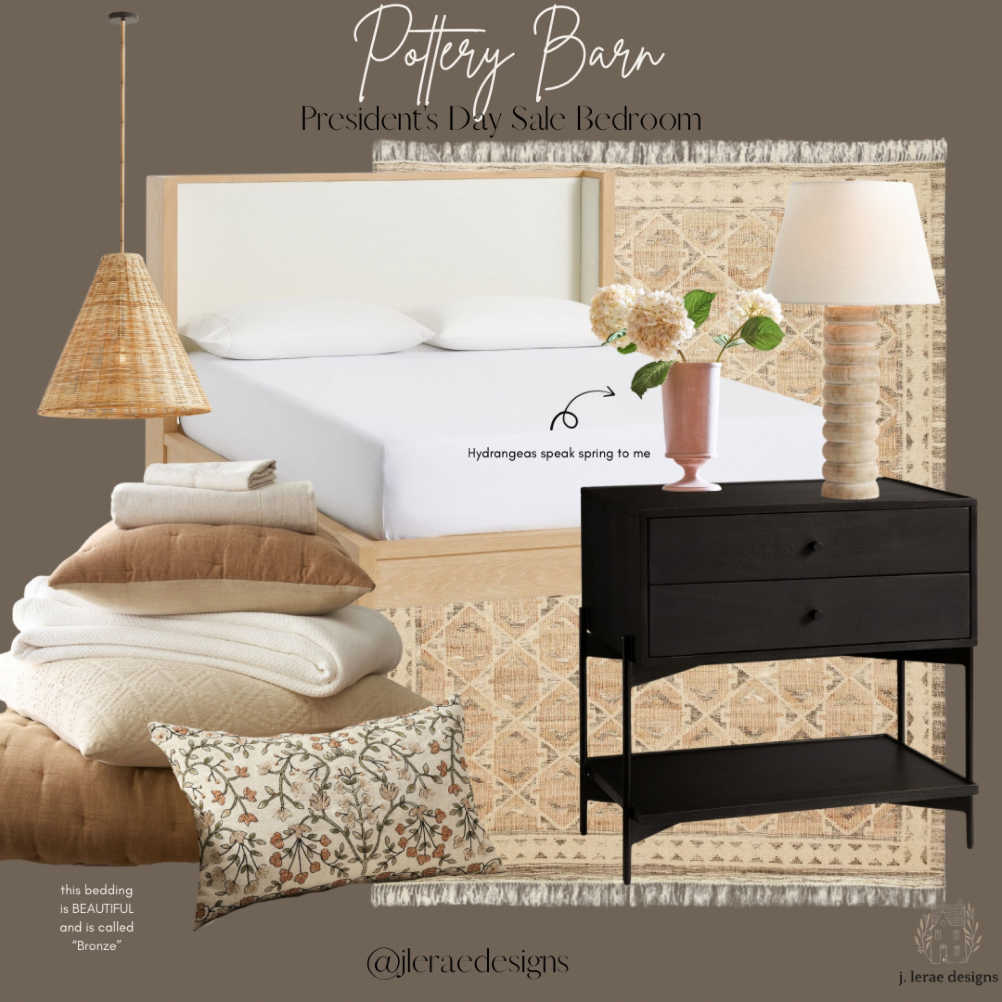 Also not typically a PB kinda gal, but loving this bedroom! Be sure to mix wood tones and not have matching furniture sets for more contrast & custom look. 

#LTKSaleAlert #LTKMostLoved #LTKHome