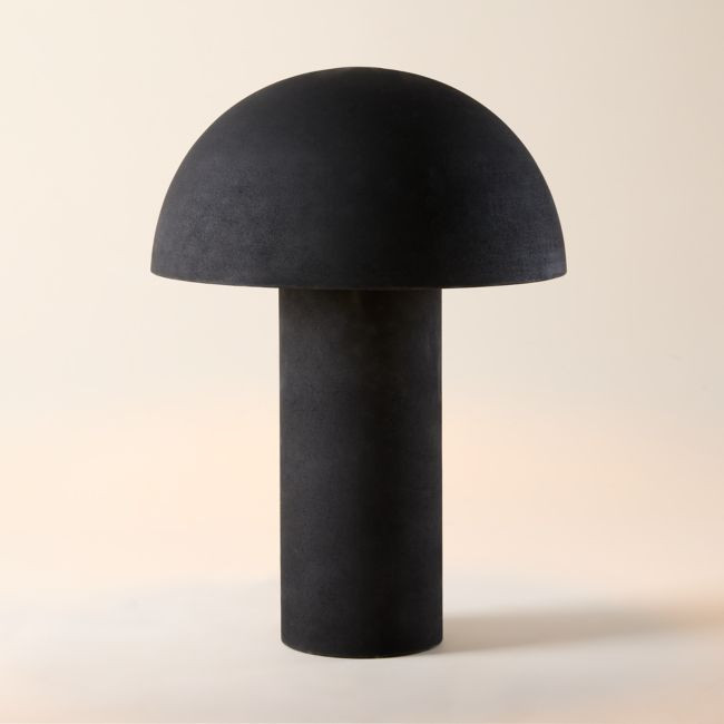 Enoki Black Dome Table Lamp | CB2