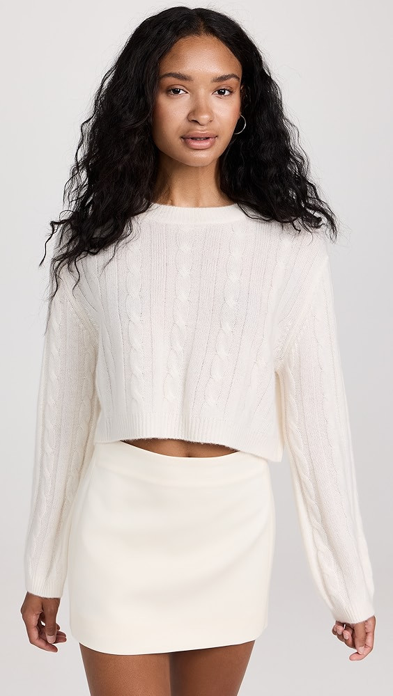 Sablyn Emmanuel Cable Knit Cashmere Sweater | Shopbop | Shopbop