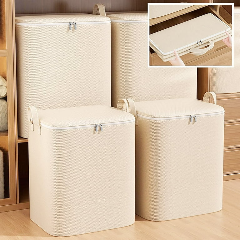 Arcticice 2Pcs 140L Large Foldable Closet Storage Bags, Stackable Waterproof for Clothes Toy Blan... | Walmart (US)