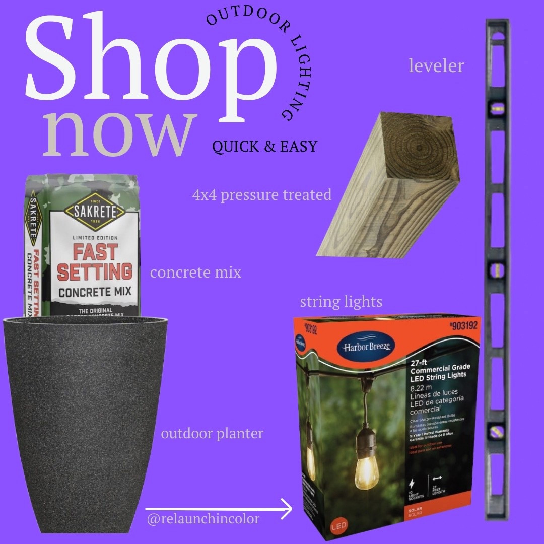 D.I.trY with me…Let’s make a quick and easy outdoor lighting setup!  #ditry #backyardglam #lightitup

#LTKFindsUnder50 #LTKHome #LTKParties