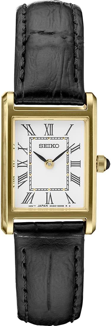 SEIKO Essentials Watch for Women - Essentials Collection - Water Resistant with Stainless Steel R... | Amazon (US)