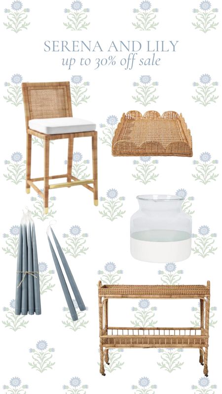 Now is a great time to buy what you’ve been eyeing at Serena and Lily!  Many items are up to 30% off!

Rattan, tray, taper candles, glass vase, console table, natural, woven, coastal, beach, lake 

#LTKhome #LTKsalealert