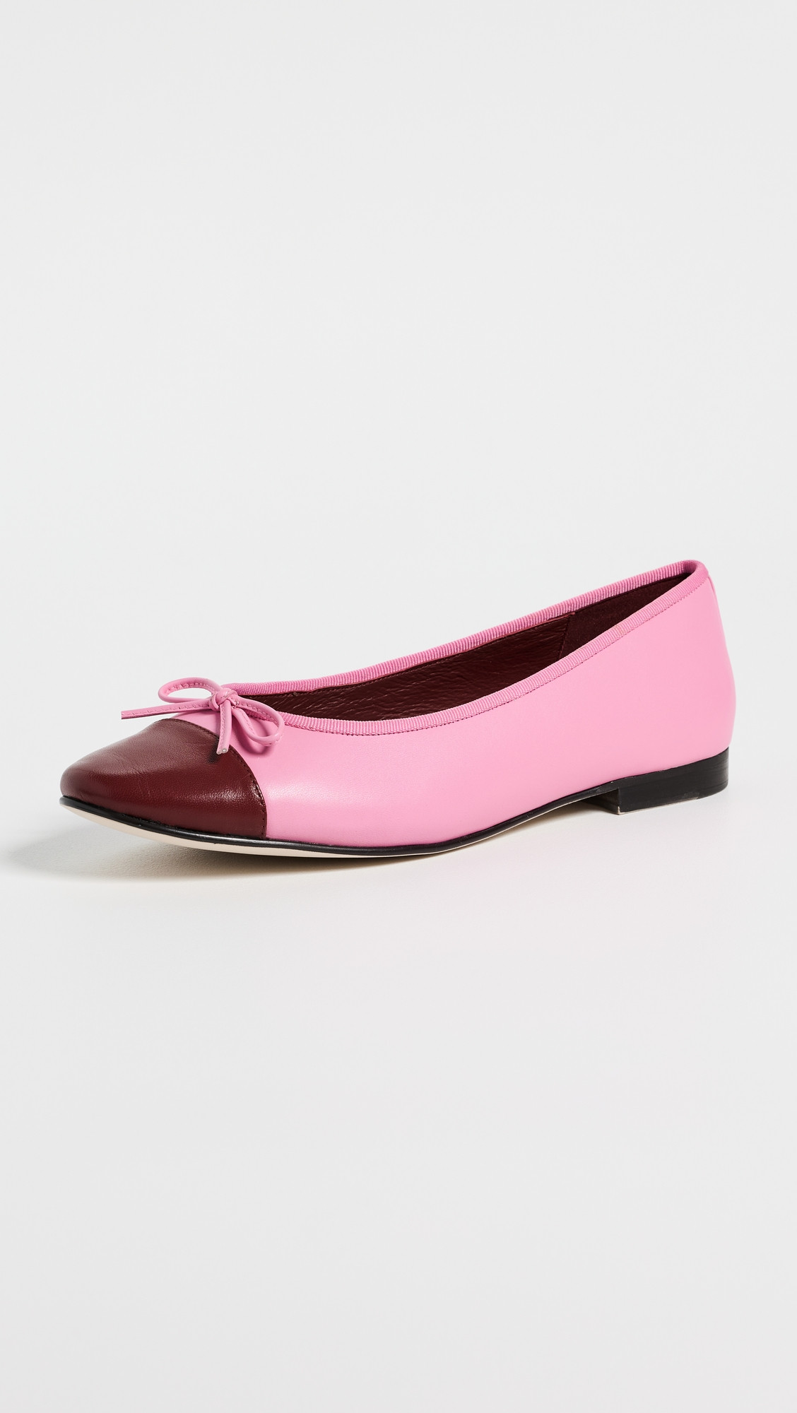 Jeffrey Campbell Arabesque Flats Pink Wine Combo 7 | Shopbop