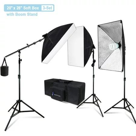 LS Photography SoftBox Lighting Kit for Video Camera Photography and Photo Portrai Studio, WMT1399 | Walmart (US)