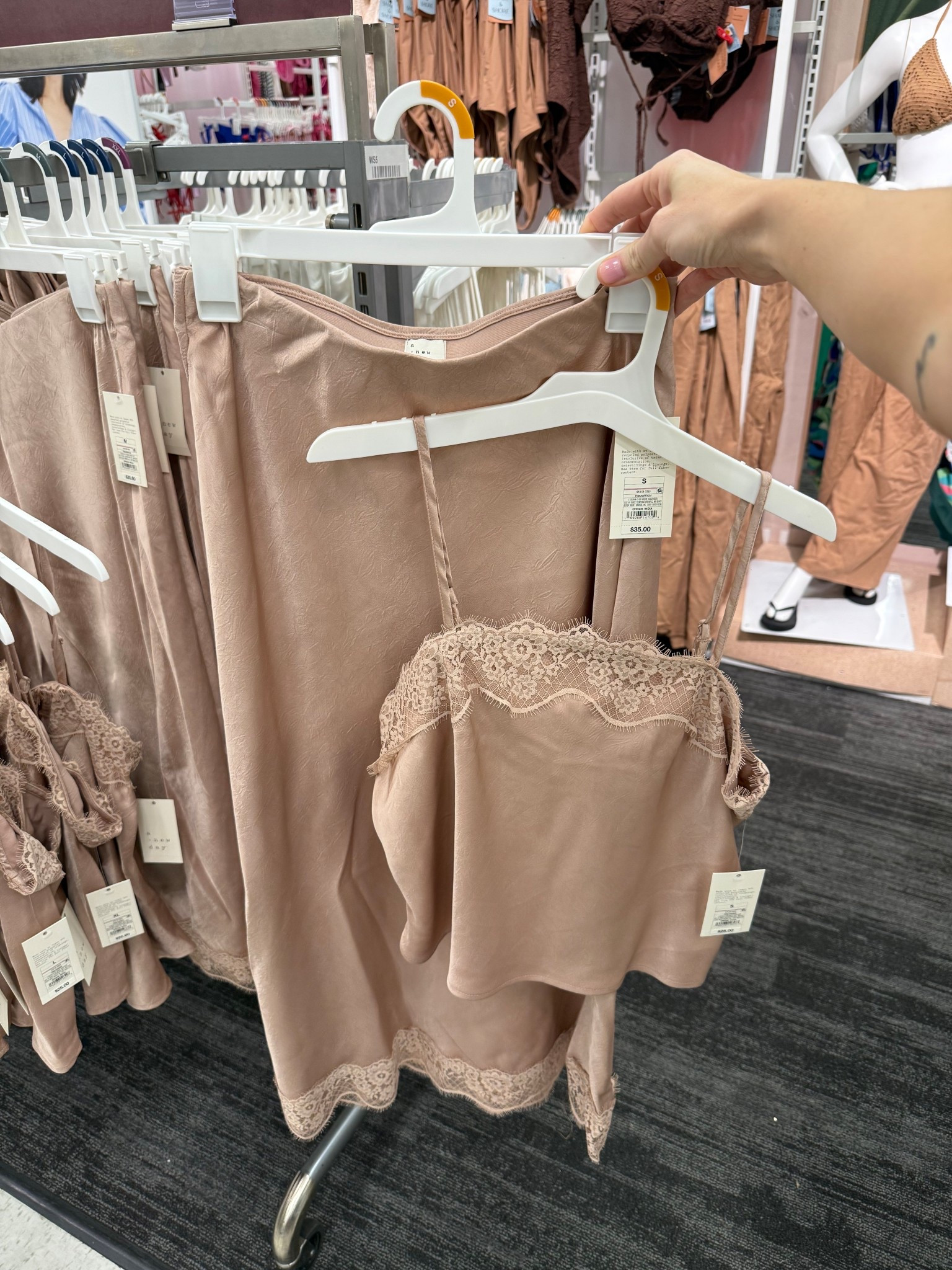 Satin lace set at Target 

#LTKStyleTip #LTKSeasonal #LTKFindsUnder50