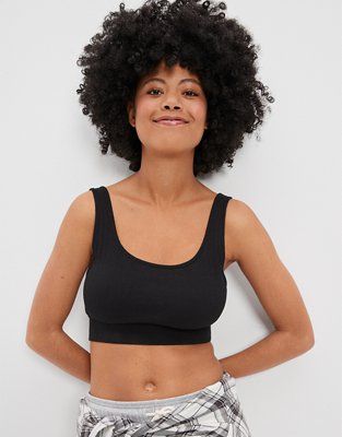 AE Super Cropped Pointelle Tank Top | American Eagle Outfitters (US & CA)