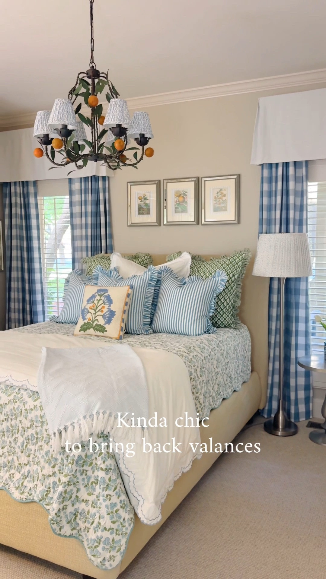 It’s hard to believe I ordered these custom valances and drapes online! The ordering process and installation was so easy and they arrived within a few weeks. I don’t know how @twopagescurtains did it but I’m sure glad they did! It was just the upgrade my guest room needed.

They were so kind to give us a discount code! Use GRACEHARRISCO at checkout for an exclusive 24 percent off discount.

Here are the details on what I ordered: 
Tailored valances in Jawara White
50” wide by 20” long, 6” return 

Celia curtain panels in light blue grid, privacy lined, 50” wide with memory pleats. 

#twopagescurtains #twopageshome #windowtreatments