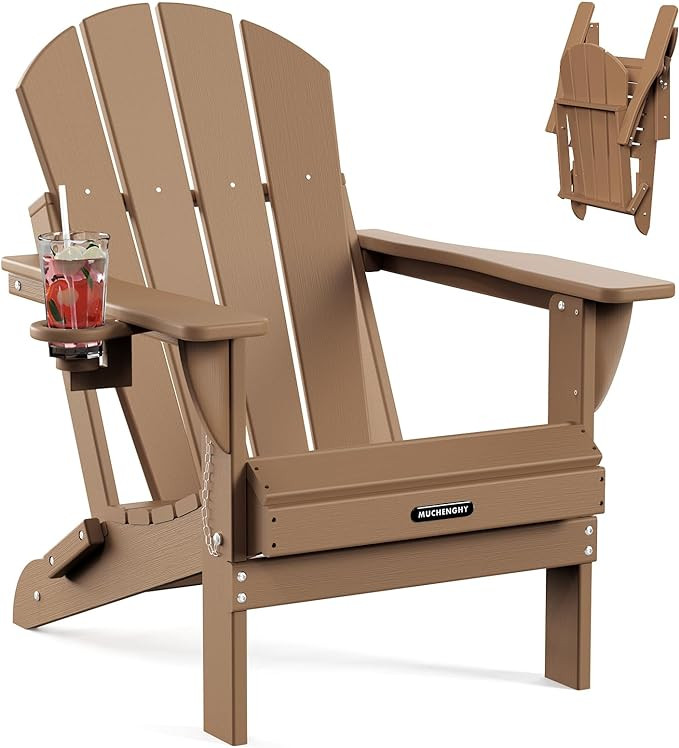 MUCHENGHY Folding Adirondack Chairs, Patio Chairs, Lawn Chairs, Outdoor Chair, Adirondack Chair P... | Amazon (US)