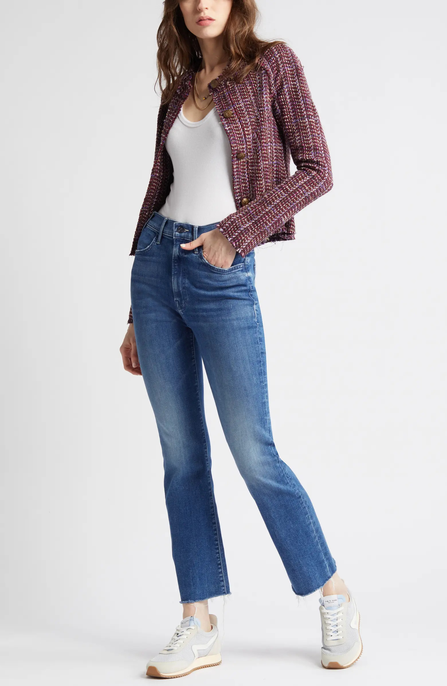 The Hustler Fray Ankle Bootcut Jeans | Nordstrom