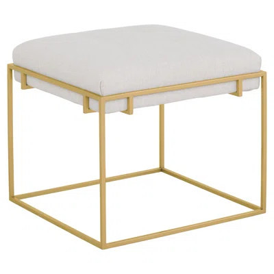 Soren Leather Pouf Ottoman | Wayfair North America