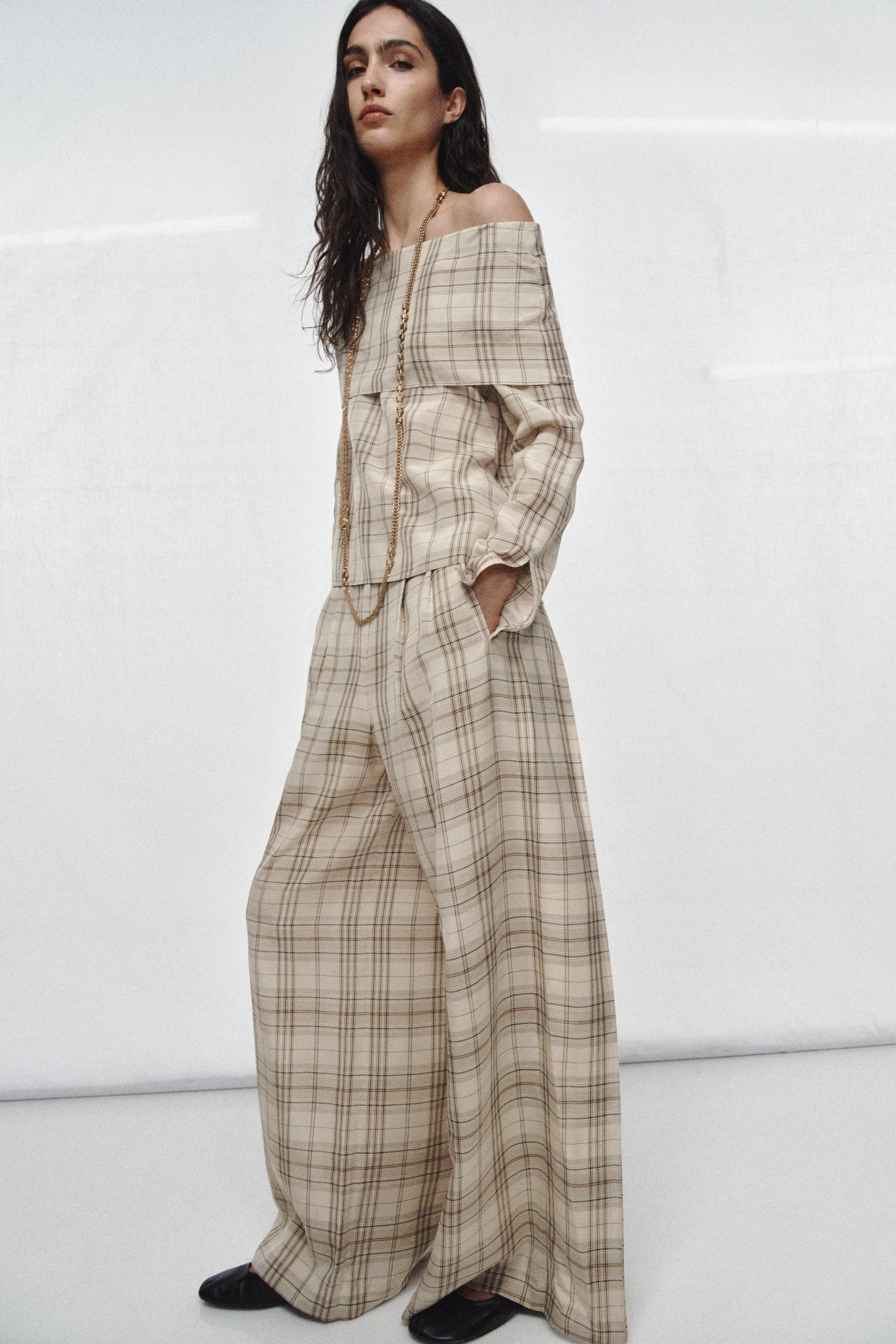 KARIERTE HOSE ZW COLLECTION | Zara DE