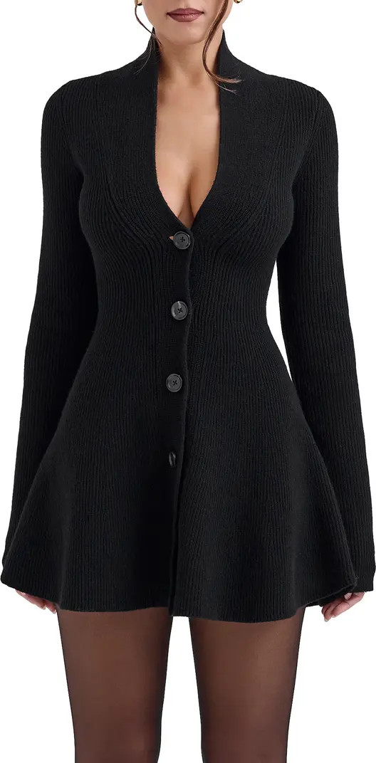 Aubrey Wool Blend Peplum Cardigan | Nordstrom