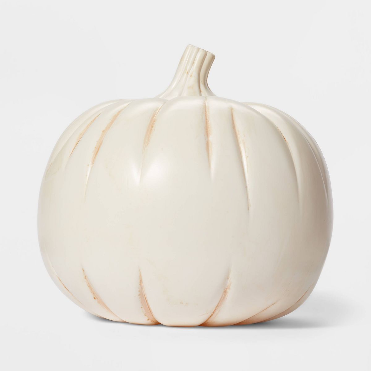 Plastic Cream Pumpkin Halloween Decorative Sculpture - Hyde & EEK! Boutique™ | Target