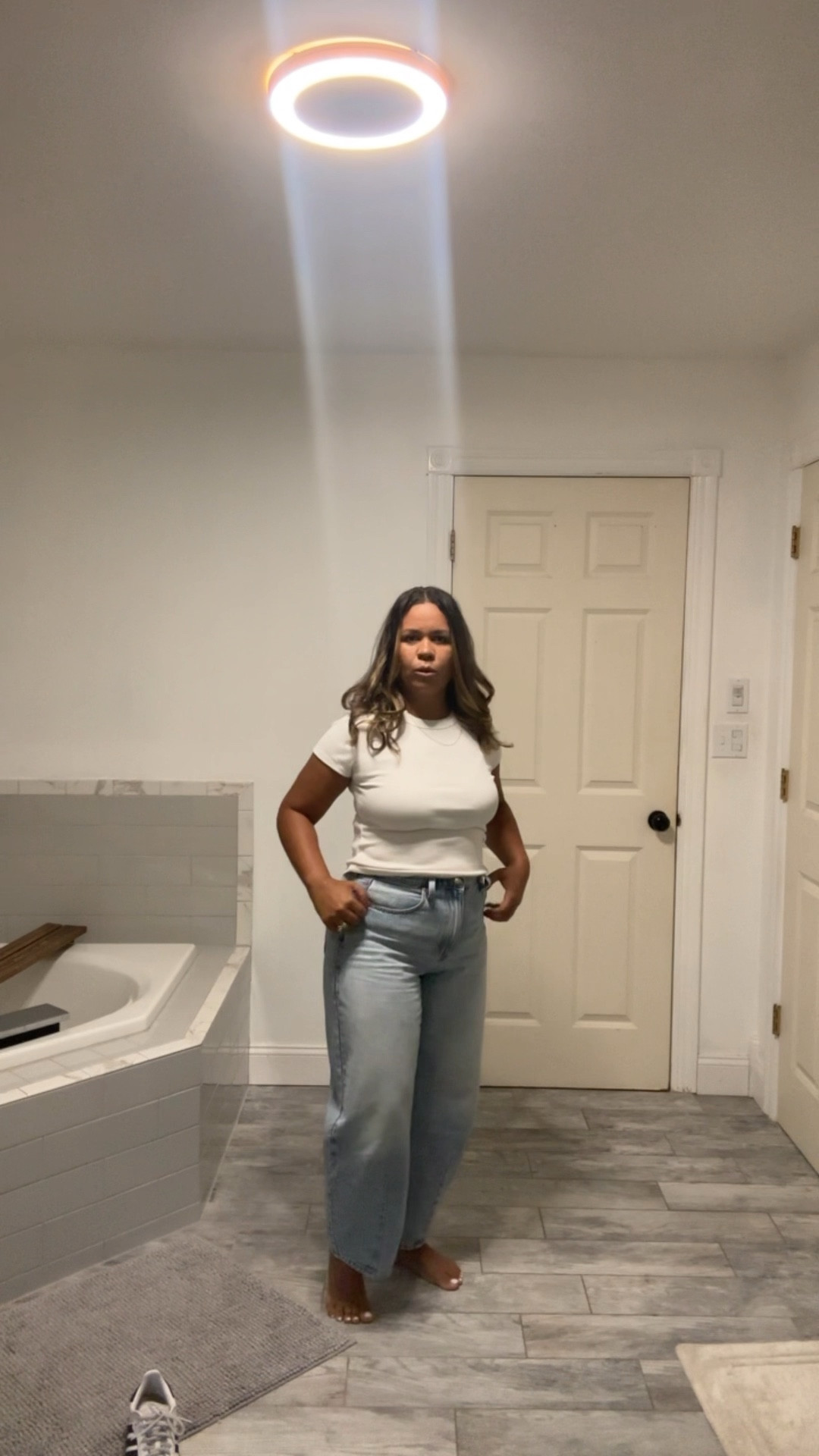 Perfect barrel jeans size 10 target 

#LTKSaleAlert #LTKOver40 #LTKStyleTip