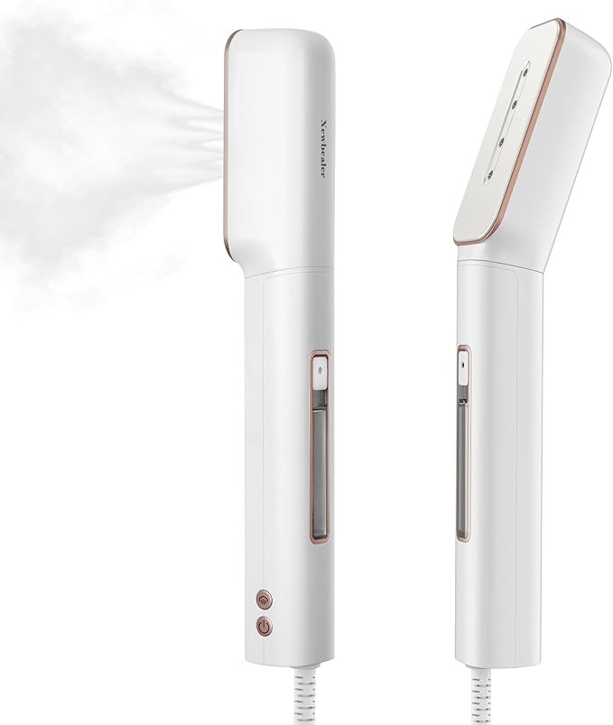 Newbealer 2in1 Travel Iron with Global Voltage, 100-240V Clothes Steamer, Dry Ironing & 2 Steam L... | Amazon (US)