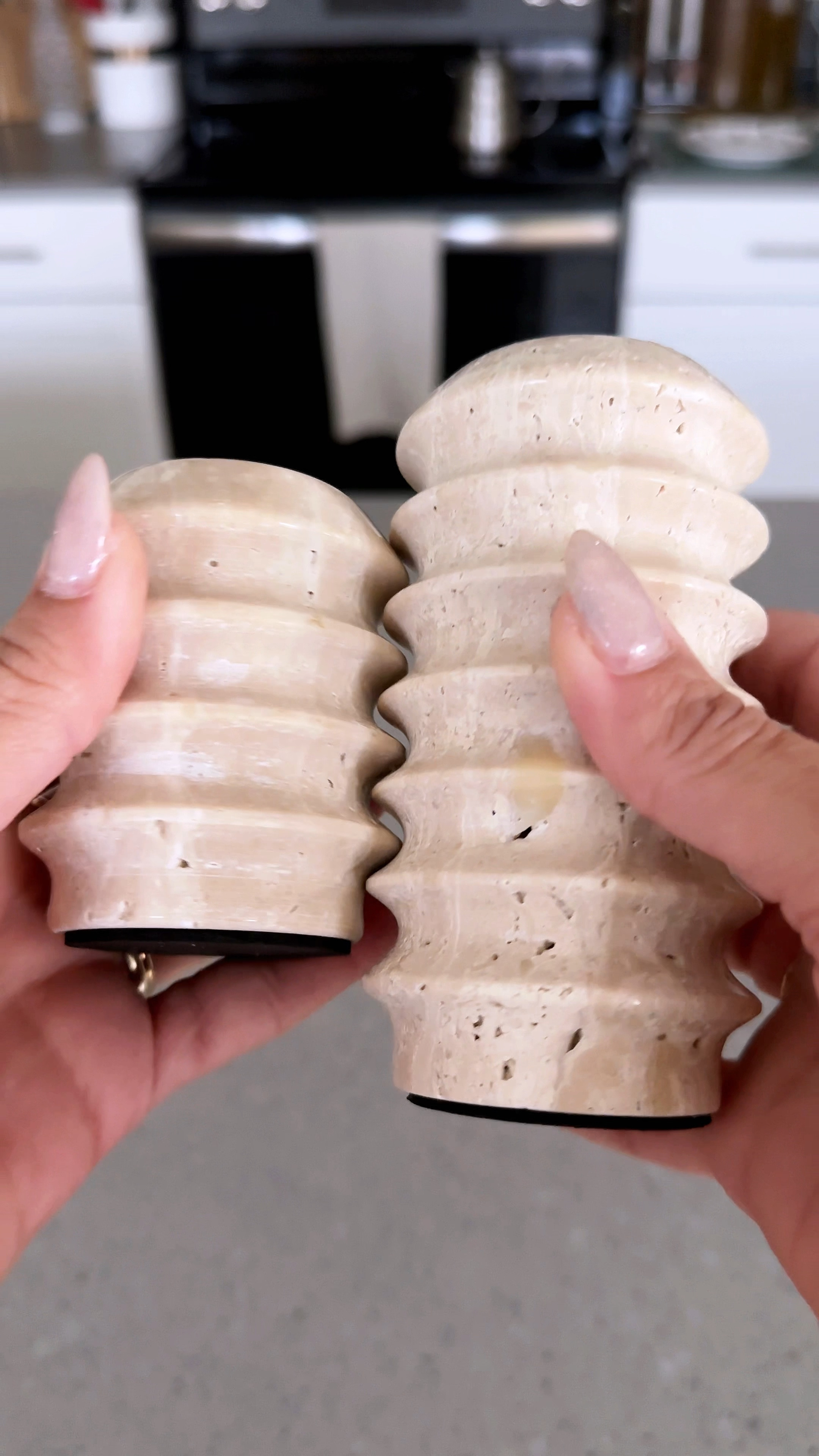 Natural Stone Candle holder set of 2 and the Flameless Taper Candles with Remote

#LTKWatchNow #LTKSaleAlert #LTKHome