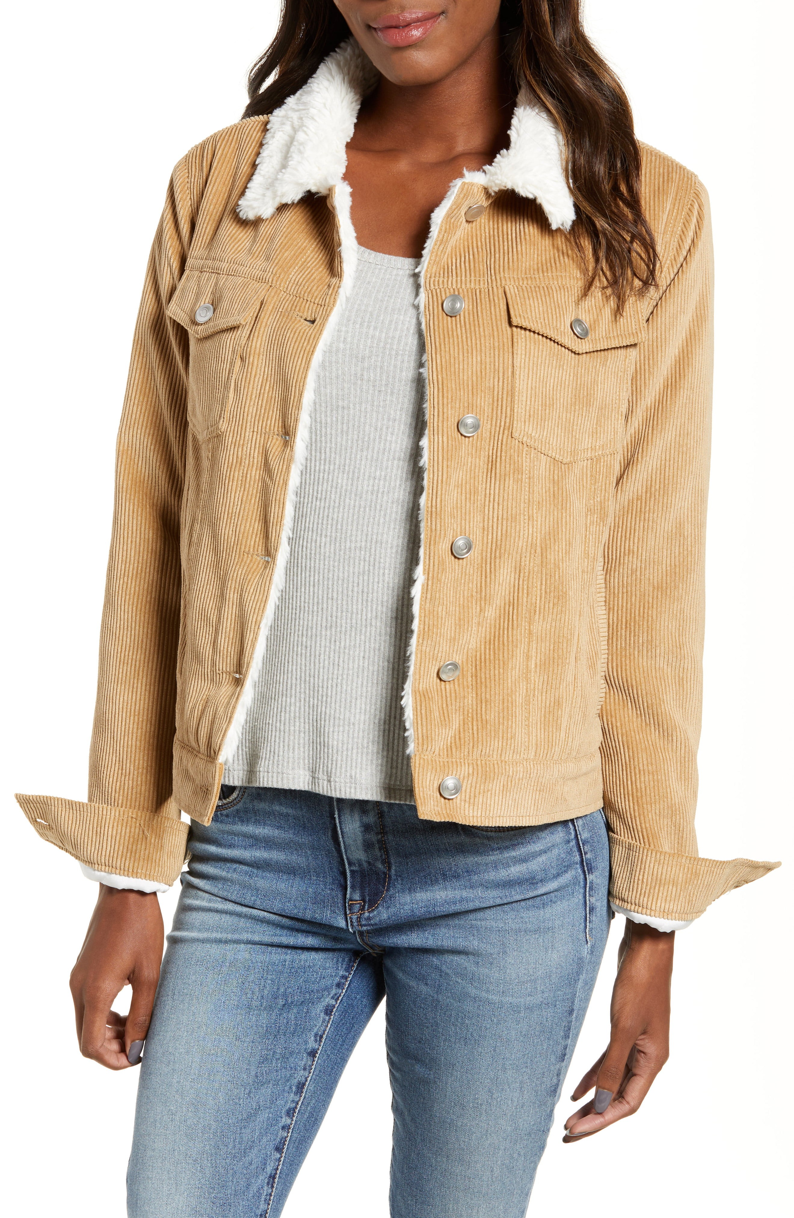 Thread & Supply Paddington Fleece Lined Corduroy Jacket | Nordstrom