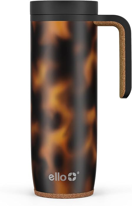 Ello Magnet 18oz Vacuum Insulated Stainless Steel Travel Mug with Side Handle and Leak-Proof Slid... | Amazon (US)