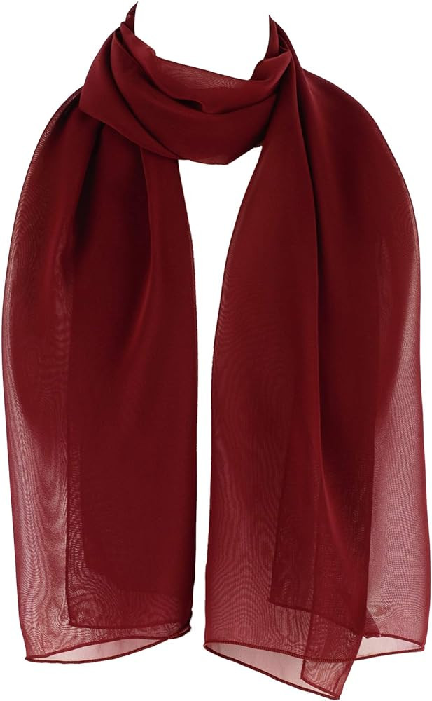 Hat To Socks Chiffon Scarf Sheer Wrap for Women | Amazon (US)