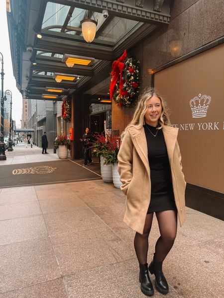 Winter outfit, nyc outfit, NYE outfit, winter coat, date night outfit 

#LTKSeasonal #LTKfindsunder100 #LTKHoliday