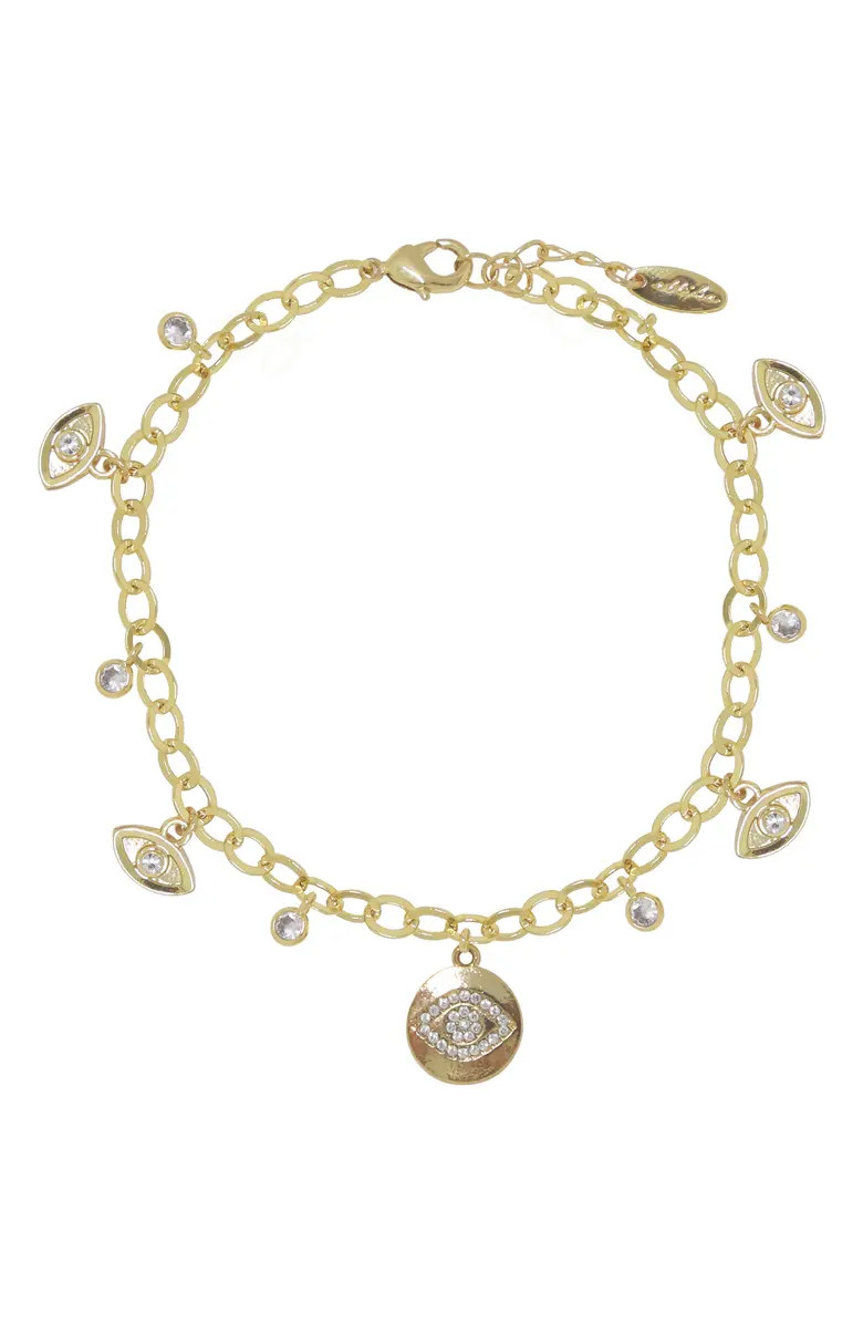 Ettika Evil Eye Charm Anklet | Nordstrom | Nordstrom