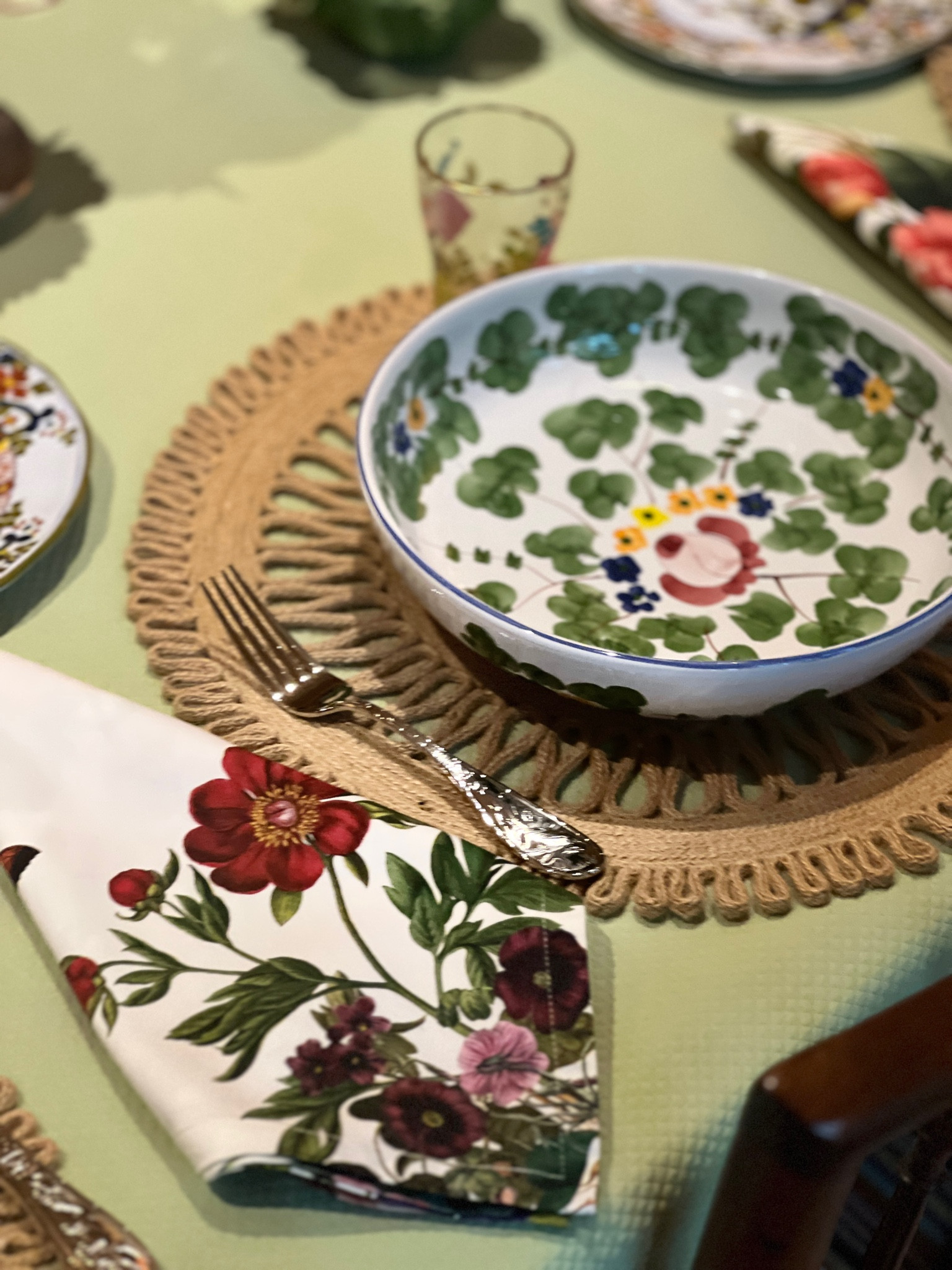 Pasta night tablescape with bowls from The Ivy and napkins from Juliska

#LTKHome