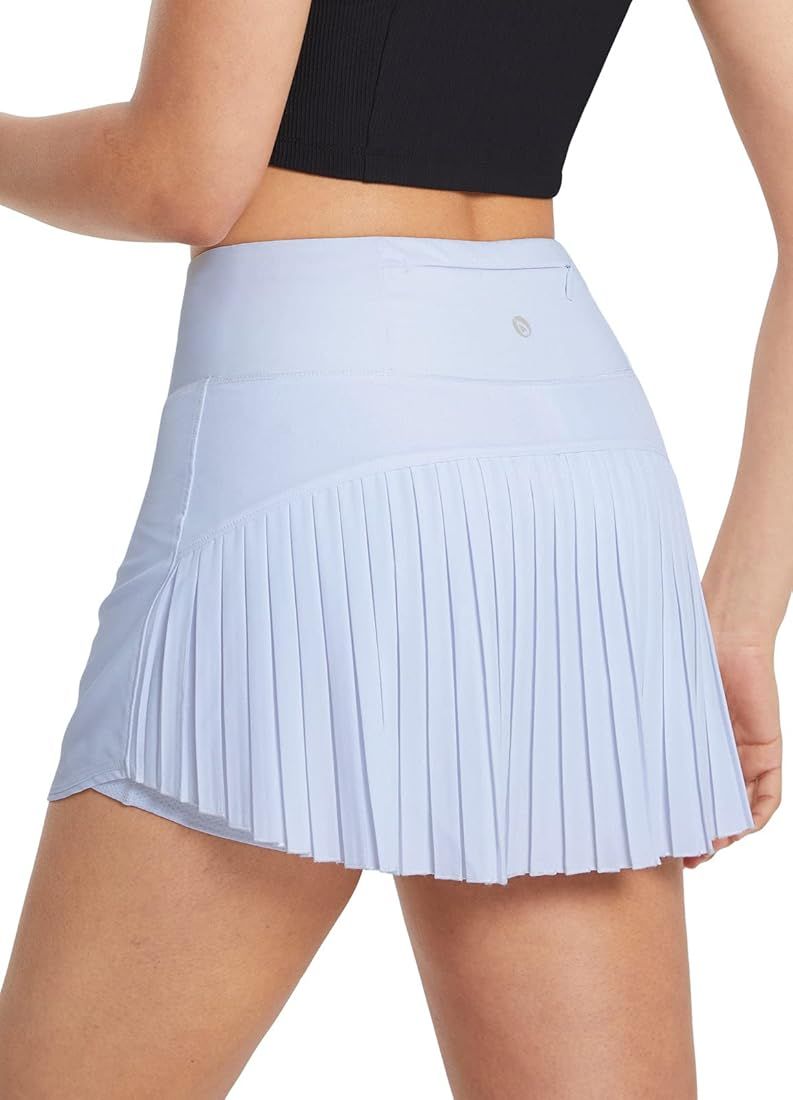 BALEAF Women's Pleated Tennis Skirts High Waisted Lightweight Athletic Golf Skorts Skirts with Sh... | Amazon (US)