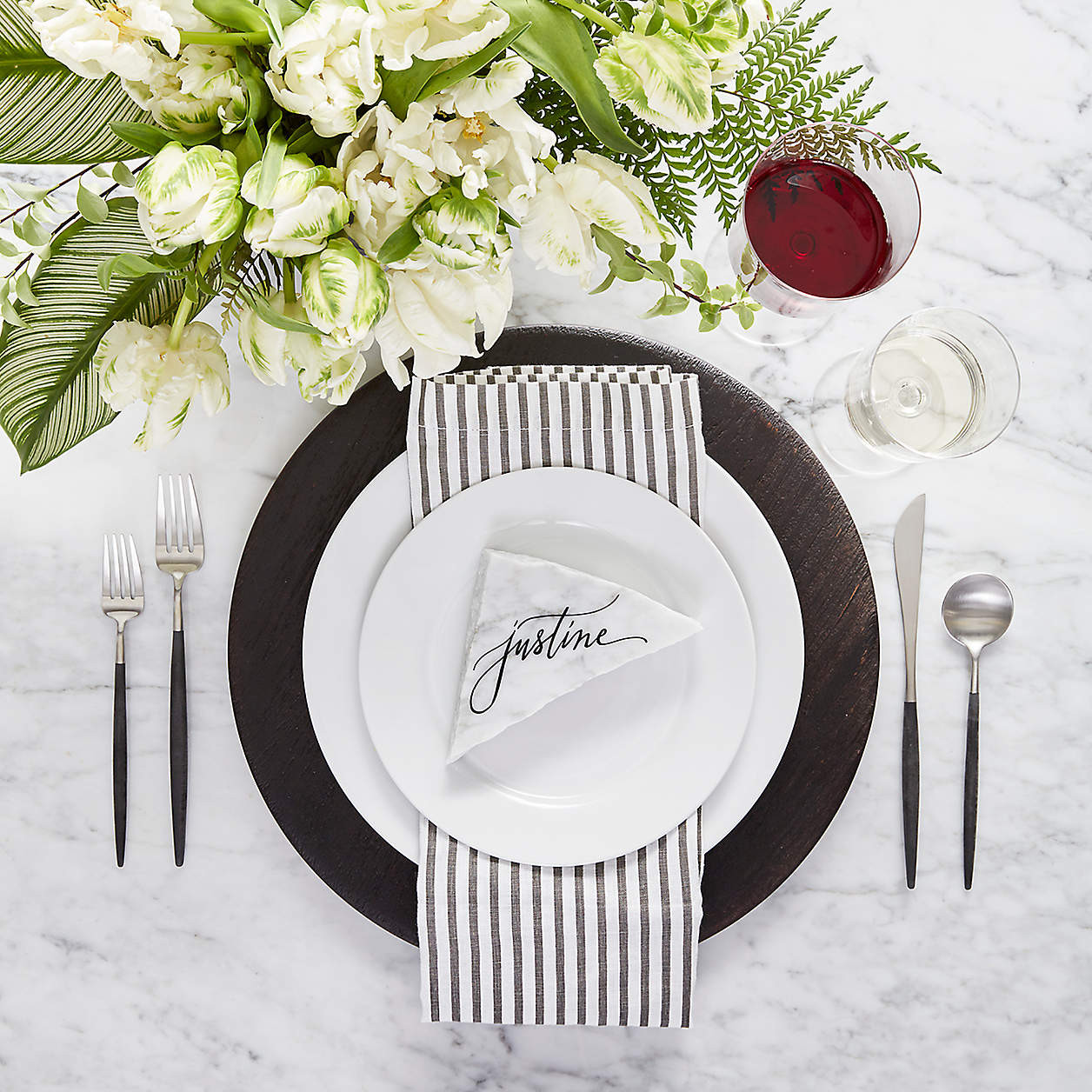 Aspen Rimmed Porcelain Salad Plates, Set of 8 + Reviews | Crate & Barrel | Crate & Barrel