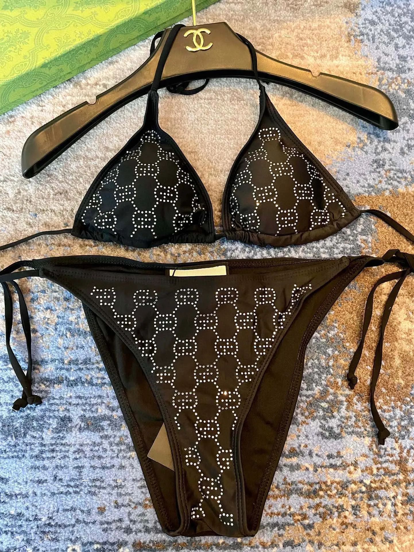 Gucci Dupe Sexy Summer Beach Sexy Bikini European and American Tops Underwear Girls Set | DHGate