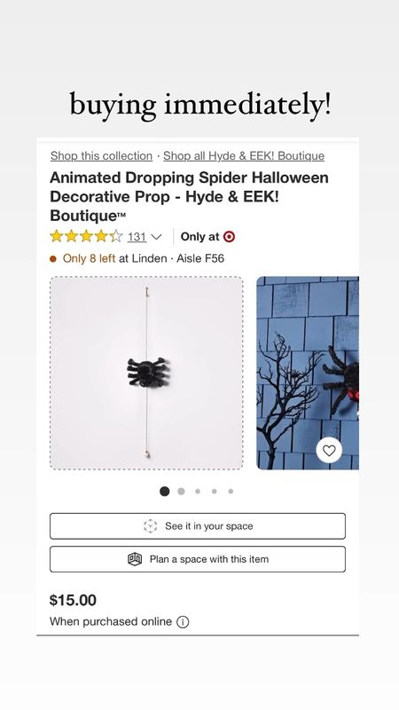 Buying this immediately! Only $15 and the boys will love it! 

Halloween decorations, target finds, Halloween home decor 

#LTKHalloween #LTKhome #LTKfindsunder50