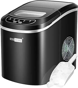 VIVOHOME Electric Portable Compact Countertop Automatic Ice Cube Maker Machine with Hand Scoop an... | Amazon (US)