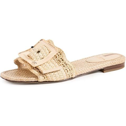 Stratuxx Kaze Womens Sandal Flat Band Slide Sandal,White, Black, Metallic Sandals | Amazon (US)