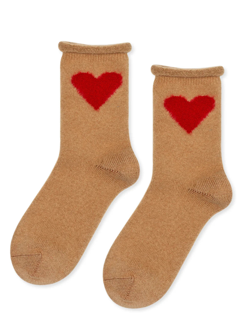 Camel - Love Cashmere Crew Sock - Hansel from Basel | Printfresh